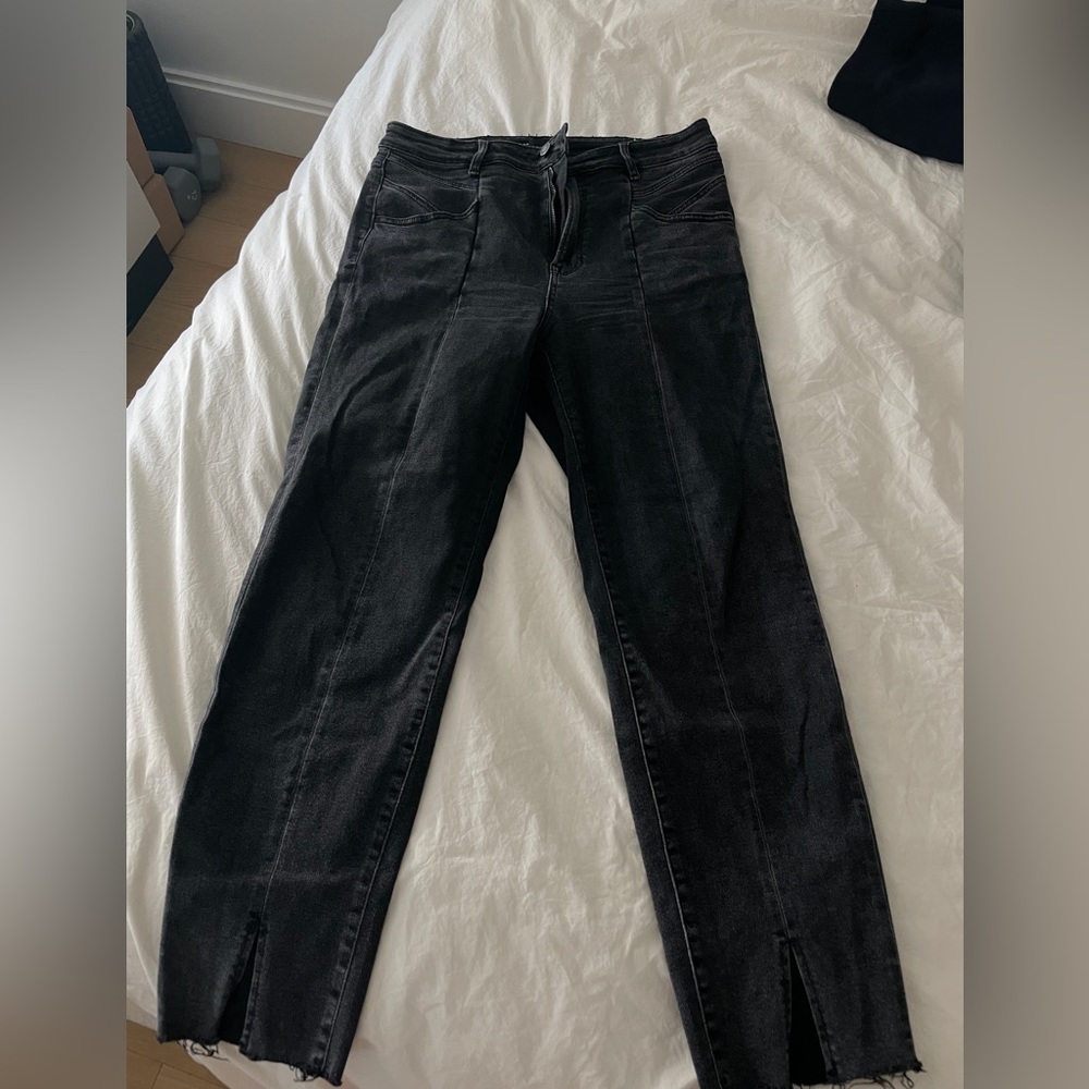 CUTE BLACK JEANS - fits like size 12/14